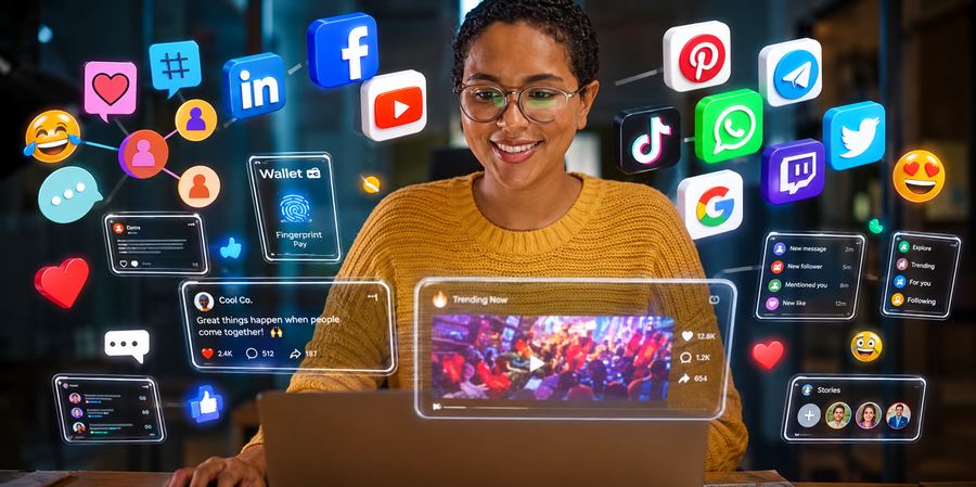 Social media management across Instagram, Facebook, TikTok and more